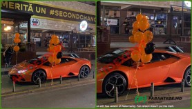 Apariție de LUX pe străzile din Chișinău. Primul Lamborghini Huracan surprins în Moldova